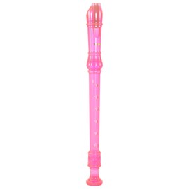 Recorder Workshop 301TPK Descant Recorder, Transparent Pink