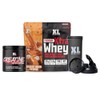 XL Nutrition Creatine Monohydrate Powder & Whey Protein Bundle. High