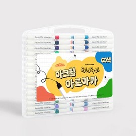 Artbox/Hosa Stationery Artfield Acrylic Art Markers 60 Colors / 아트박스호사문구 아트필드 아크릴 아트마카 60색