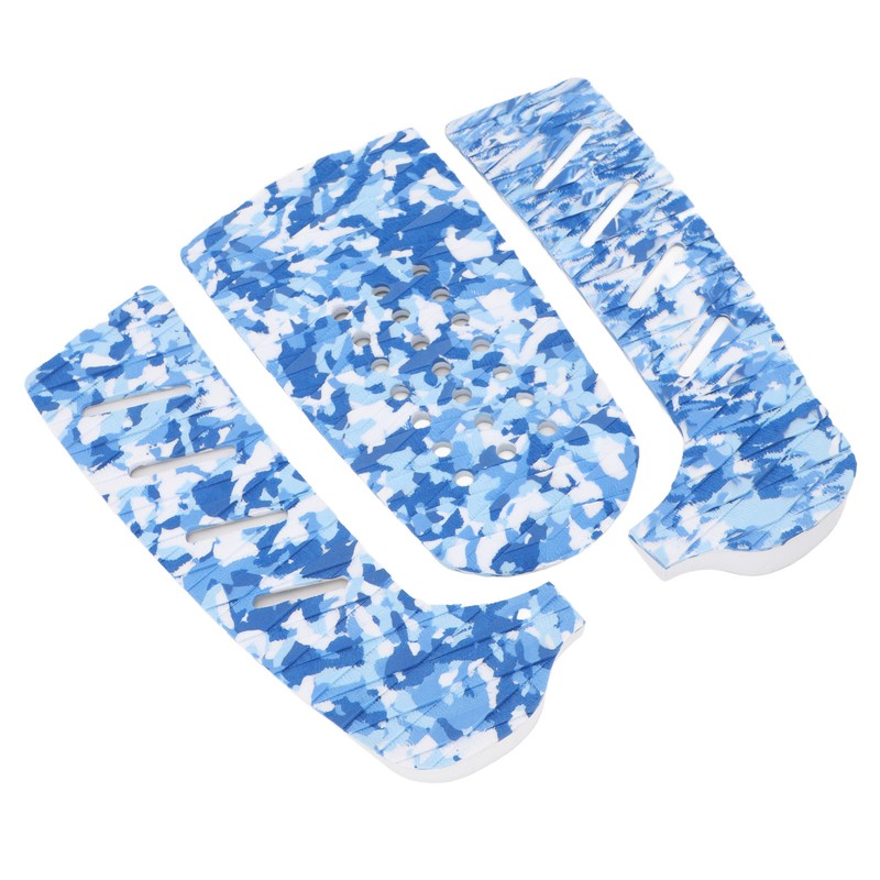 3pcs EVA Surfboard Deck Traction Pad Non Slip Grip Double