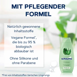 SCHAUMA Shampoo 2 x 400 ml 7 Herbs