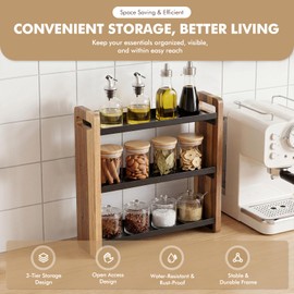 WELTOKE 3-Tier Bathroom Counter Organizer,Bathroom Counter Shelf,Bathroom Organizers,Under Sink Organizer,Cologne Organizer for Men,Spice Rack Organizer for Cabinet,Kitchen Countertop Organizer,Gifts