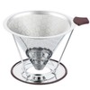 Pour Over Coffee Filter, CHDEXU Stainless Steel Coffee Dripper with