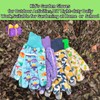 MSUPSAV 4 Pairs Kids Garden Gloves,Gardening Gloves Kid,Yard Work Gloves