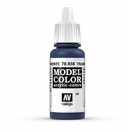 Vallejo Transparent Blue Paint, 17ml