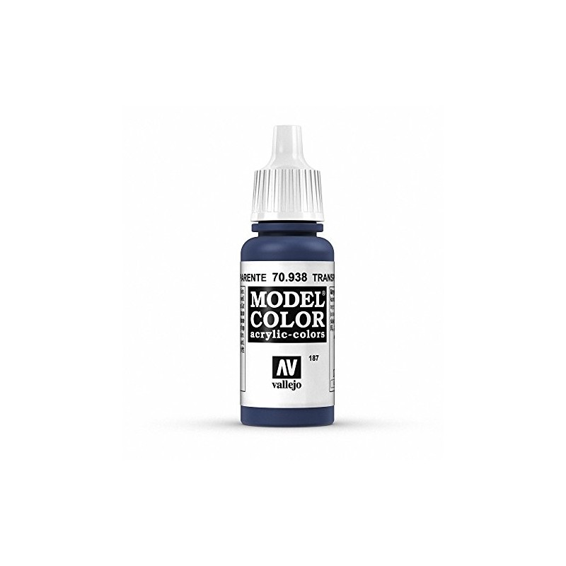 Vallejo Transparent Blue Paint, 17ml