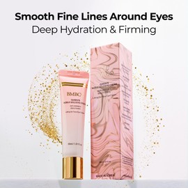 BMBCO 24K Gold Eye Cream – Dark Circle & Wrinkle Treatment, Hydrating & Brightening Under Eye Care, Anti-Aging & Firming for Fine Lines, Korean Skincare for Women & Men