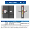 XFORT® Satin Chrome Euro Profile Sashlock 75mm, Euro Sash Lock
