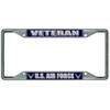 U.S. Air Force Veteran Every State Chrome License Plate Frame