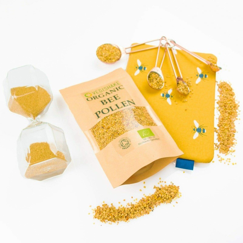 Bee Pollen B-Complex Vitamins B1 B2 B9 C E and