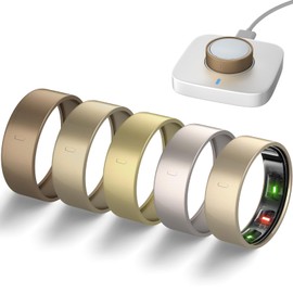 sylacor 5 Pack Ring Cover Compatible with Oura Ring Gen 4/Gen 3, Ultra-Thin Scratch-Resistant TPU Oura Ring Protecter Case Accessories for Women Men Gym (VG+MG+LG+LRG+CG, Size 8)