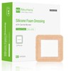 NeuHeils Silicone Foam Dressing with Gentle Border 3''x3'', 20 Packs