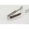 Takagi Craftsman Stainless Steel Wooden Handle Sugar Tongs, 4.3 inches