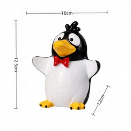 AMJDGEU Cute Animal Glasses Holder for Home Office Desk Decoration Gift (Penguin)
