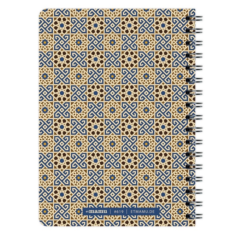 Etmamu 619 Notebook Pattern Morocco No. 3 A6/60 Sheets Graph