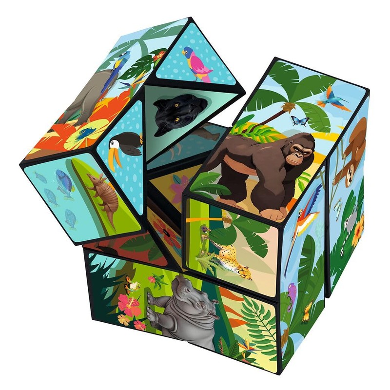 Moses. Magico puzzle cubo – nella giungla Fidget Toy pieghevole