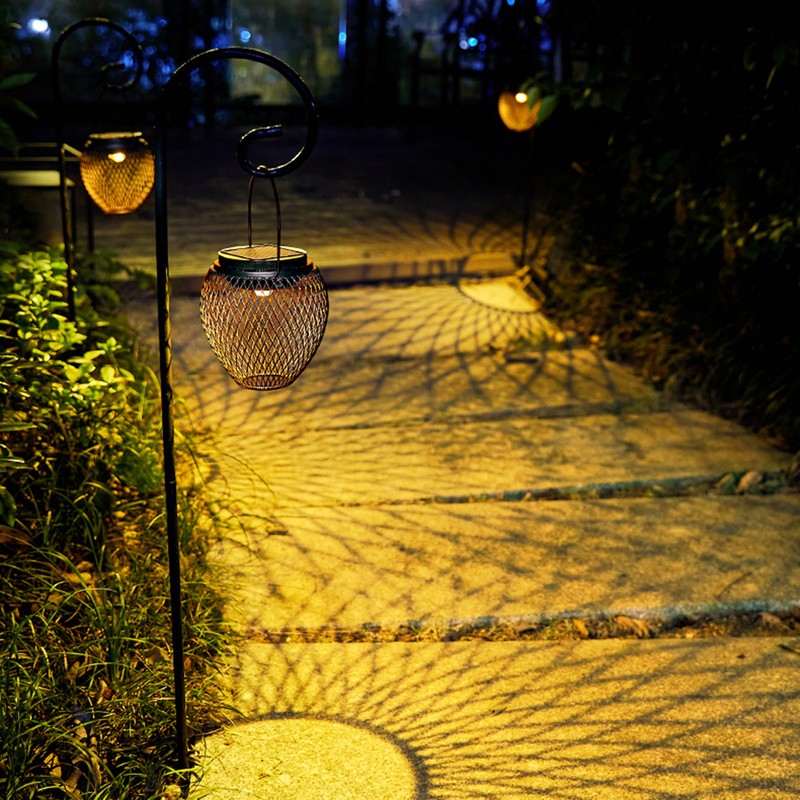 Solar Lantern Outdoor Solar-powered Pendant Light Garden Courtyard Landscape Light
