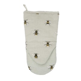 Sophie Allport - Bees Oven Mitt, 100% Cotton, Single Oven Glove, Machine Washable