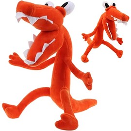 Rainbow Friend Plush Rainbow Friends Teddy Rainbow Friends Plush for Children Gifts Chirstmas Presents (Orange)