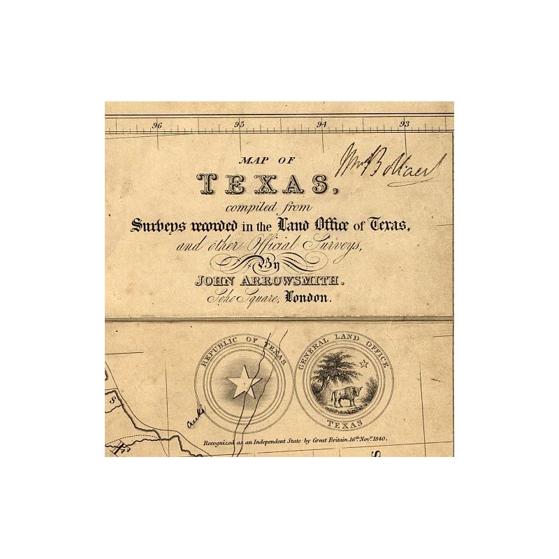 Texas 1841 by John Arrowsmith