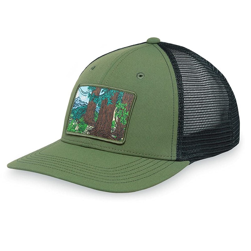 Artist Series Patch Trucker Hat - Tropical Flora