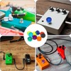 Yharnamite 20 Pcs Guitar Effects Pedal Footswitch Toppers, Guitar Effects