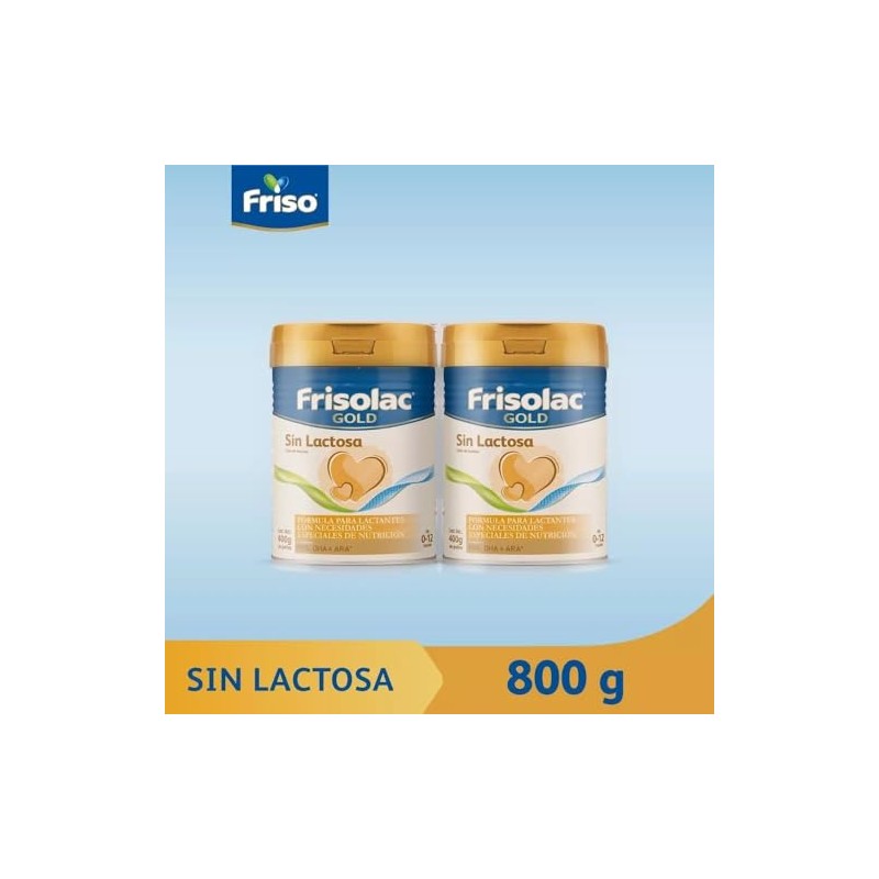 Frisolac Gold Sin Lactosa (0 A 12 Meses) Pack C/