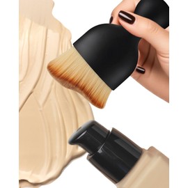 2pcs Tanning Brush for Women, Soft Bristles Tan Brush for Face Body Legs & Back, Application of Sunscreen Self Tanner & Makeup, Portable & Reusable Cleaning Brush