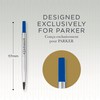 PARKER QUINK Rollerball Pen Ink Refill, Medium, Blue