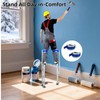 VanHuavic Drywall Stilts Replacement Kits：2PCS Aluminum Alloy Curved Leg Plates