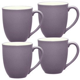 Noritake Colorwave Plum 12 oz. Mugs, Set of 4
