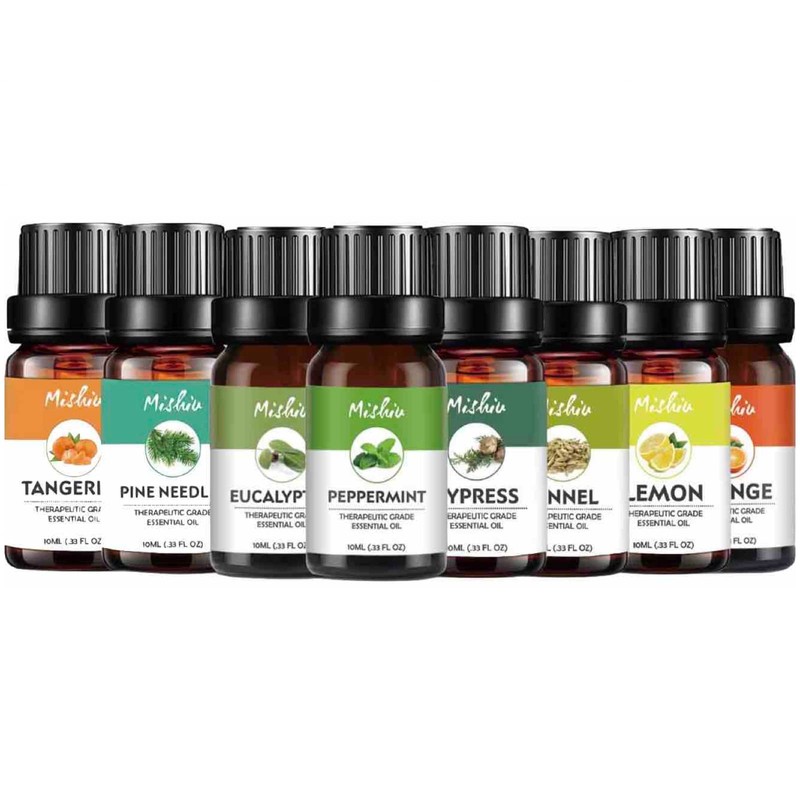 Pure Essential Oil D Set, 100% Pure Essential Oil, 0.3