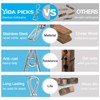 40 Pack Wire Clothes Pins Heavy Duty Outdoor, Stainless Steel