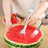 Eniyou Watermelon Cutter 2-in-1 Watermelon Cutter Fork 2-in-1 Watermelon Fork