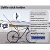 COFRY Adjustable Motorcycle and Bicycle Selfie Stick Holder with Dual