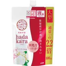 Hadakara Body Soap, Fresh Floral Scent, Large Size, 28.7 fl oz (800 ml)