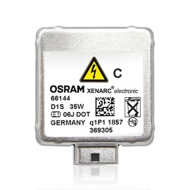 DAMA Automotive Lighting OEM D1S Original Xenarc Xenon HID Headlight Bulb 66144 85V 35W PK32d-5 4300K | Pack of 1