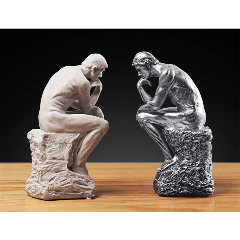 Aendu Creative Thinker Statues Individual Figurine for Living Room Decor