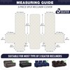 TAOCOCO 100% Waterproof Recliner Sofa Covers 3 Seater, Split Couch