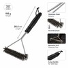Triangular Grill Brush for BBQ Cleaning – Stainless Steel Long