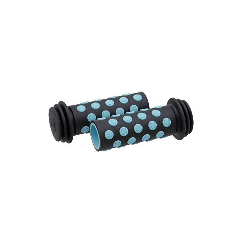 I Live Kids Bicycle Handlebar Grip, Smile Face, Set of