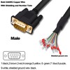 CybNemo DB9 Male Connector RS232 RS485 9 Pin Serial Port