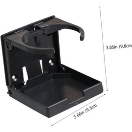 Porta Vasos Auto Ajustable Plegable para Coche y Embarcaciones Soporte Extensible para Botellas y Latas Fácil Instalación con Tornillos Organizador para Interior Color Aleatorio