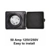 TREK POWER 50AMP RV Power Twist Lock Plug Inlet 125V/250V