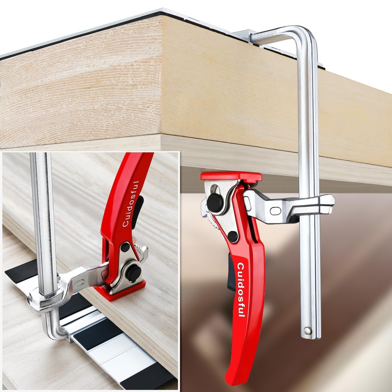 2 Pack Track Saw Clamps for Guide Rail – Heavy