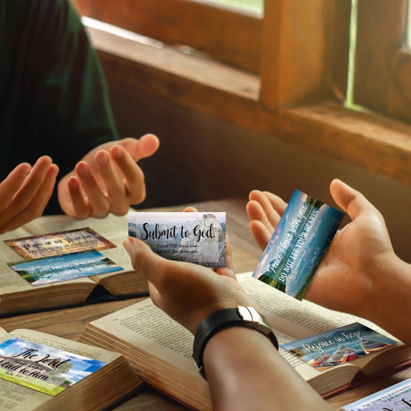 Estune 240 Pcs Bible Verse Cards with Full Scripture Bulk