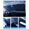 [2025 Upgrade] Doogoocoo Windshield Sun Shade [Ice-Crystal Cooling & 100%