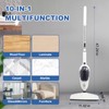 Steam Mop Cleaner 10-in-1 with Convenient Detachable Handheld Unit, Laminate/Hardwood/Tiles/Carpet