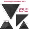 Foroomaco 4 Pack Bass Traps for Ceiling Corner 16.5" Triangle
