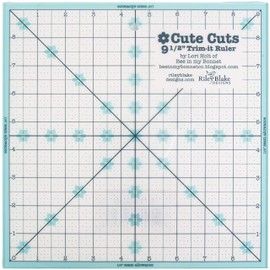 RILEY BLAKE DESIGNS Trim IT Ruler, Aqua